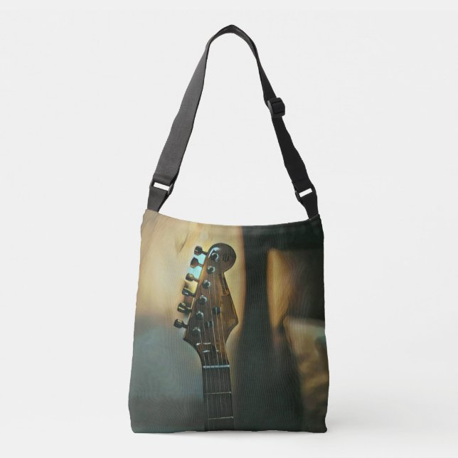 Sac Ajustable Cadeaux de guitare vintages (Devant)