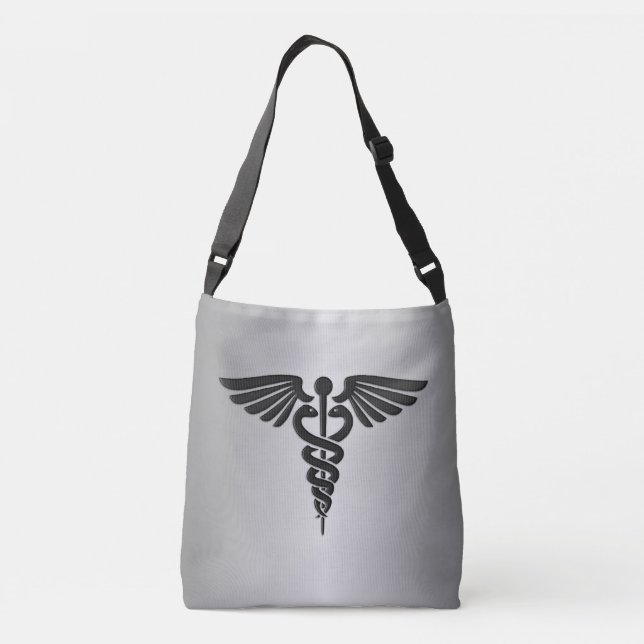 Sac Ajustable Caducée médical argent (Dos)