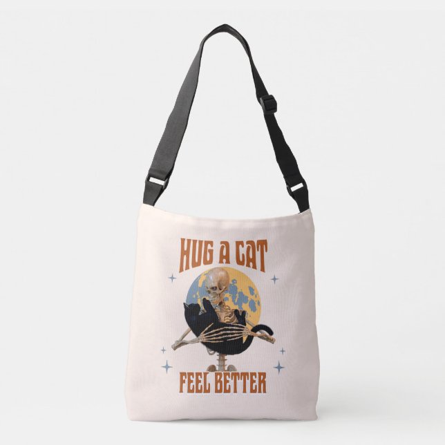 Sac Ajustable Câlins de chat pour se sentir mieux Introverti hum (Devant)