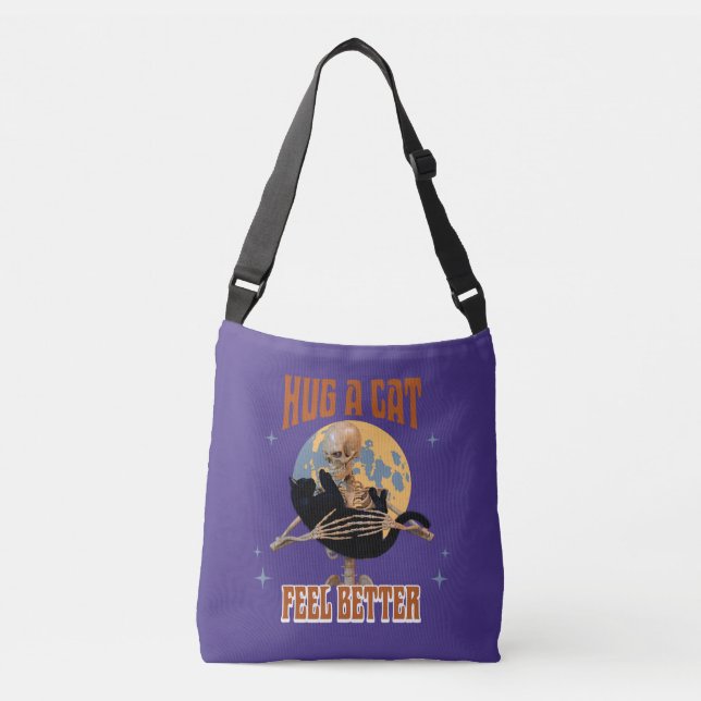 Sac Ajustable Câlins de chat pour se sentir mieux Introverti Hum (Devant)
