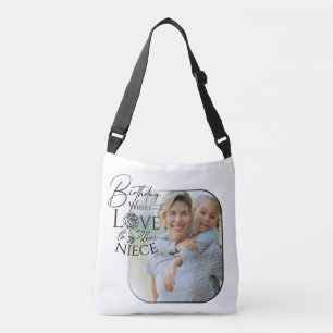 Sac Ajustable Calligraphie Photo personnalisée d'anniversaire po