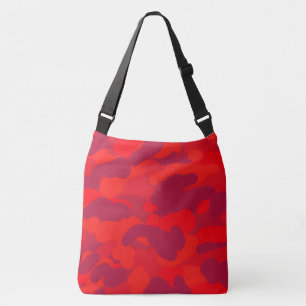 Sac Ajustable Camo Camouflage Motif Nuages Tons Rouge