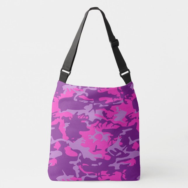 Sac Ajustable Camo rose et pourpre (Devant)