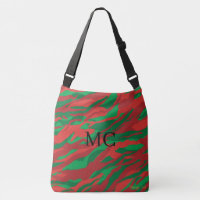 Camouflage Camo personnalisé Zèbre vert rouge