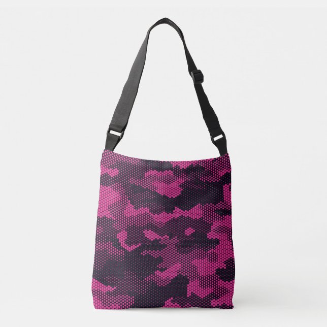 Sac Ajustable Camouflage hexagonal, texture militaire arrière -  (Devant)