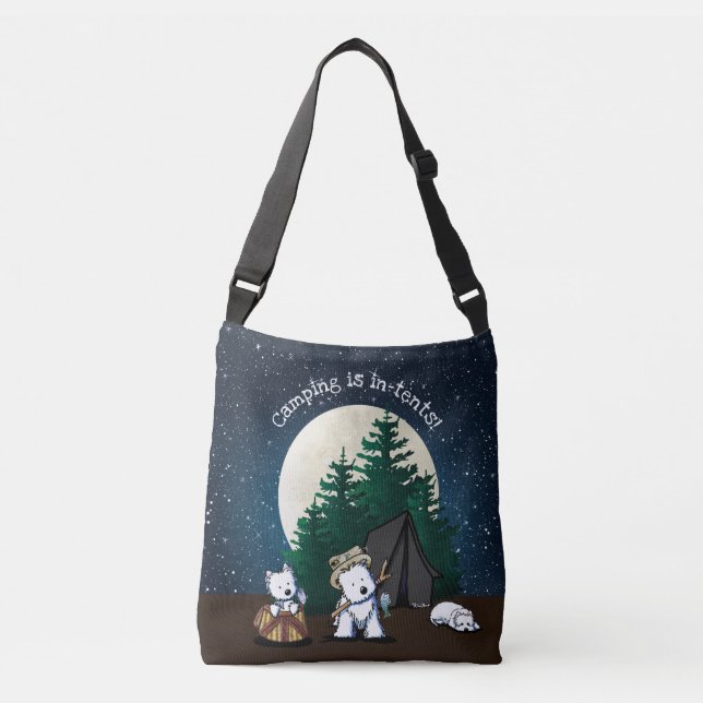 Sac Ajustable Camping KiniArt Westie (Devant)