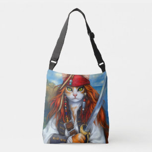 Sac Ajustable Capitaine Claws de la mer d'Azur Chat pirate