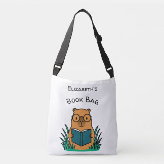 Sac Ajustable Capybara Reading Book