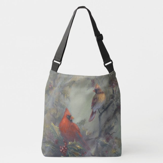 Sac Ajustable Cardinaux "Noël arrive" (Devant)