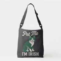 Caressez-Moi, Je Suis Irlandais avec Chat - T-Shir