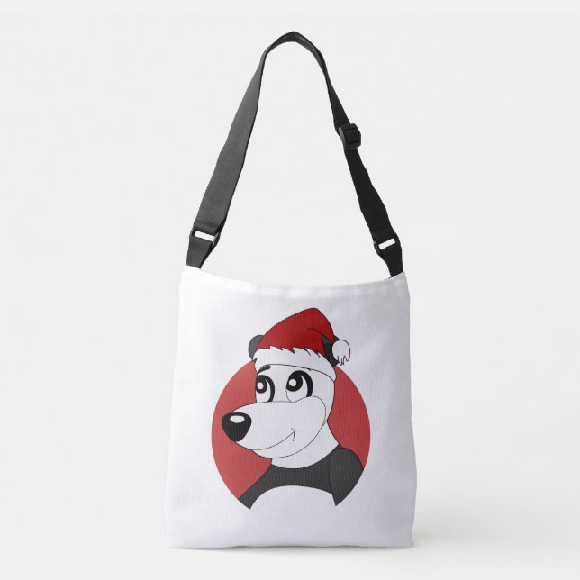 Sac Ajustable Caricature de Noël avec caravane d'ours de panda m (Devant)