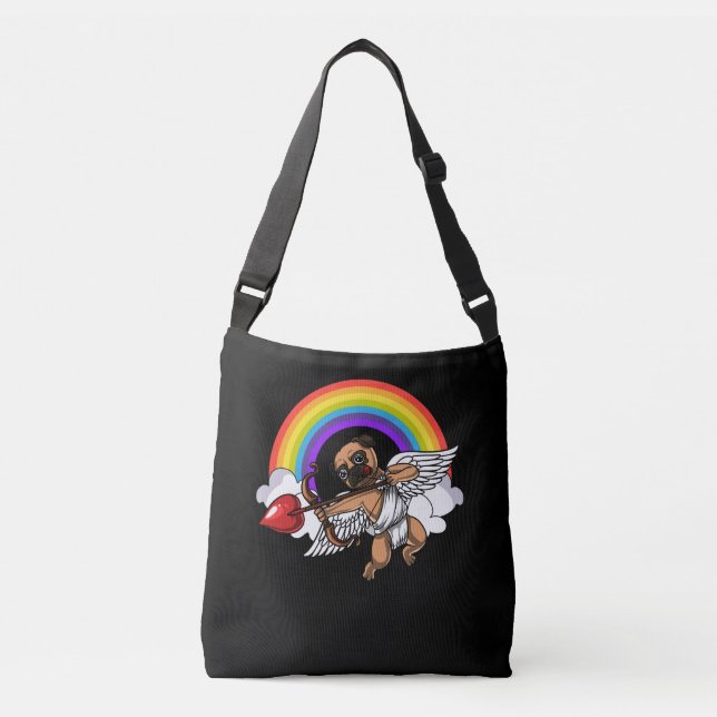 Sac Ajustable Carlin Chien Cupide Valentines Jour Mignonne Anima (Devant)