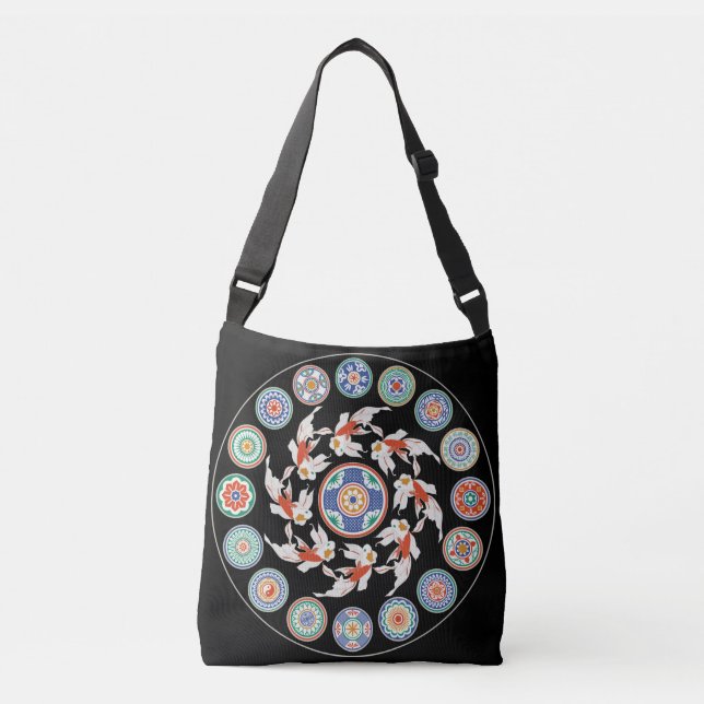 Sac Ajustable Carreaux Mah Jongg (Devant)