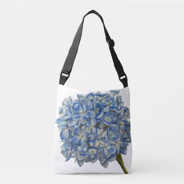 Sac Ajustable Carrefour Blue Hydrangea Fourre-tout  (Devant)