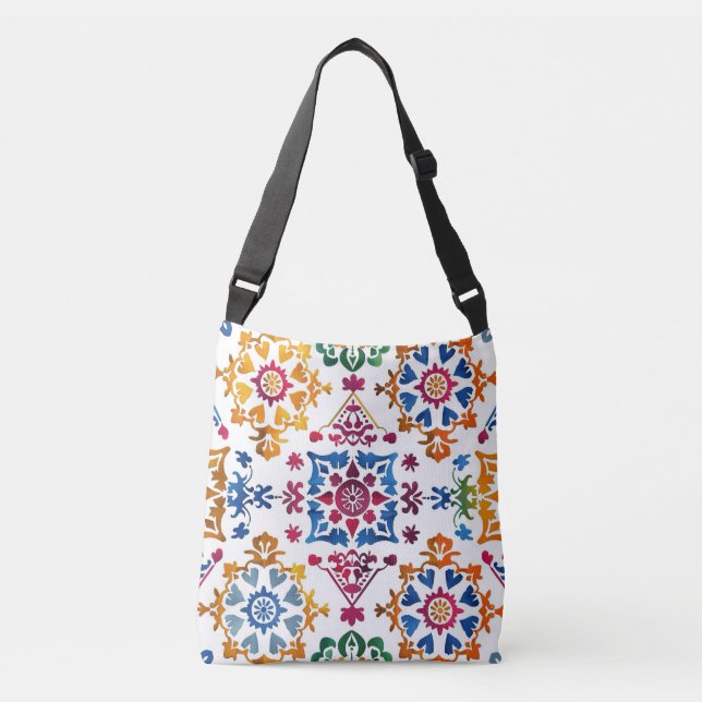 Sac Ajustable Carrelage en étoile coloré mexicain (Devant)