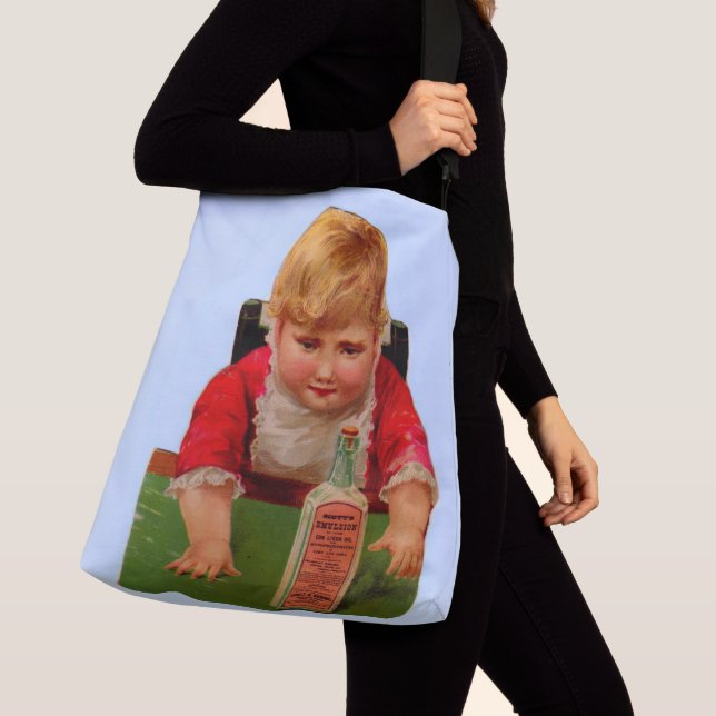 Sac Ajustable Carte commerciale victorienne : Scott's Emulsion C (De près)