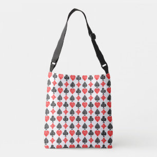 Sac Ajustable Carte de jeu noir/blanc/rouge Tous les symboles Li
