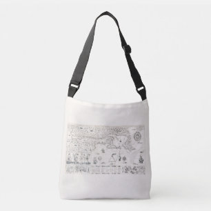 Sac Ajustable Carte Française Canada (Québec) par Champlain 1612