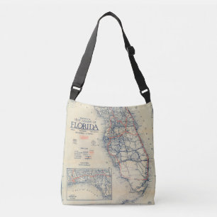 Sac Ajustable Carte routière de Floride vintage