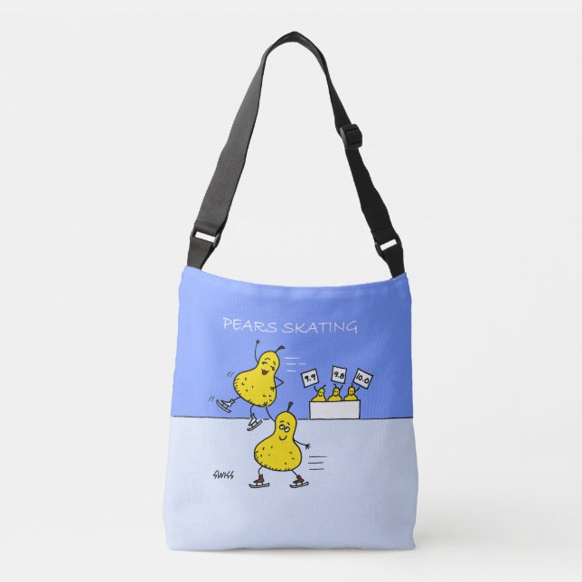 Sac Ajustable Cartoon de patinage artistique pour paires mignonn (Devant)