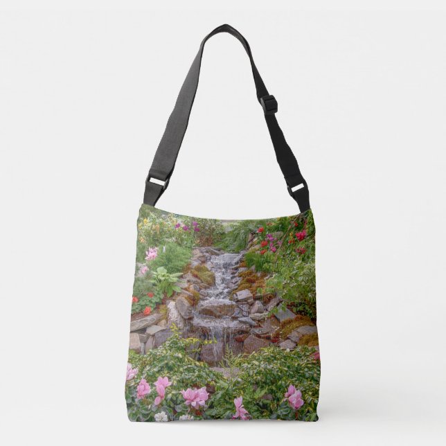 Sac Ajustable Cascade flottante avec fleurs de printemps (Devant)
