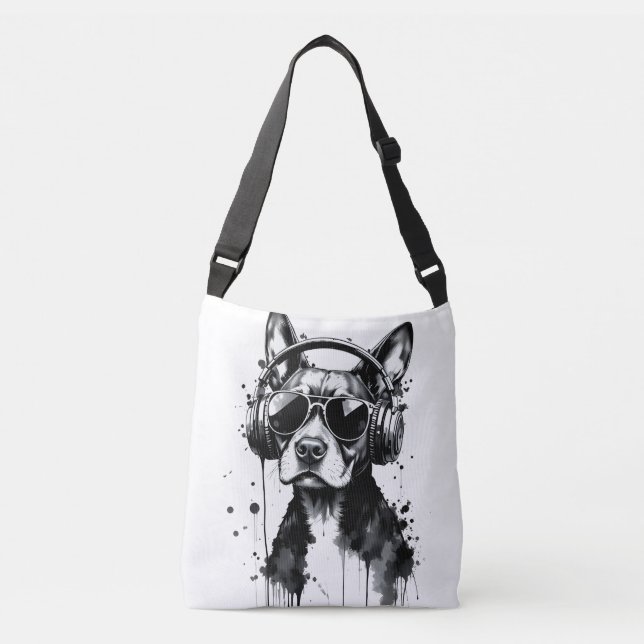 Sac Ajustable Casque de chien cool Cute Animaux de compagnie enc (Devant)