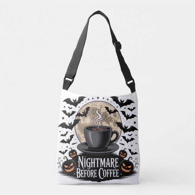 Sac Ajustable Cauchemar Avant Halloween Café (Devant)