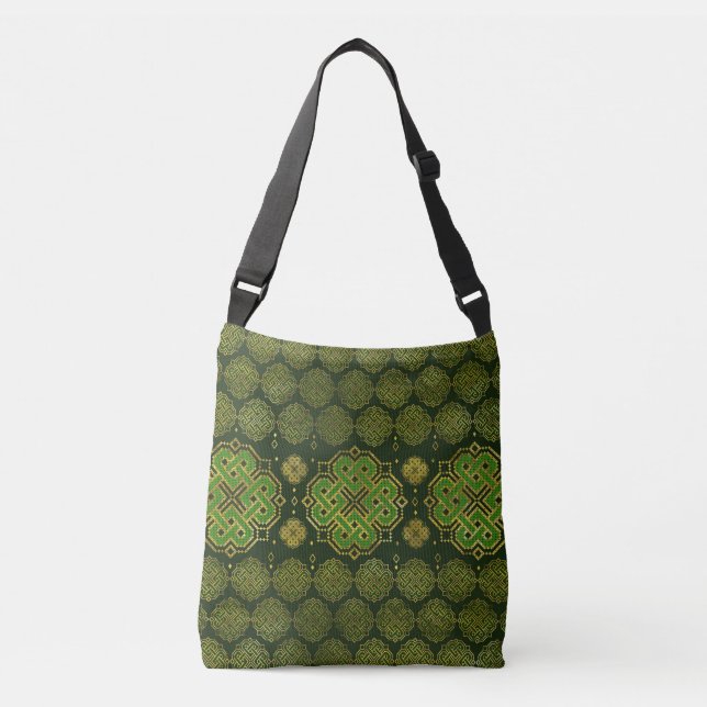 Sac Ajustable Céltic Endless Knot - Shamrock à quatre feuilles (Devant)