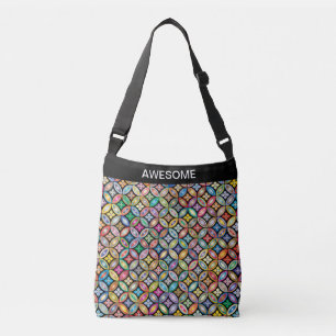 Sac Ajustable Cercles multicolores géniaux & calligraphie