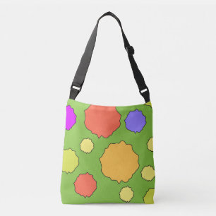 Sac Ajustable Cercles rétro funky géométriques colorés
