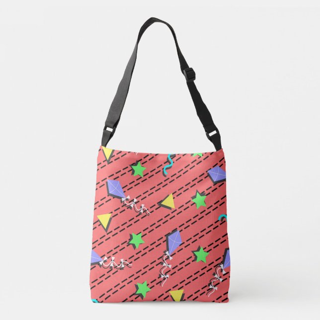 Sac Ajustable cerfs-volants, étoiles, triangles et lignes courbe (Dos)