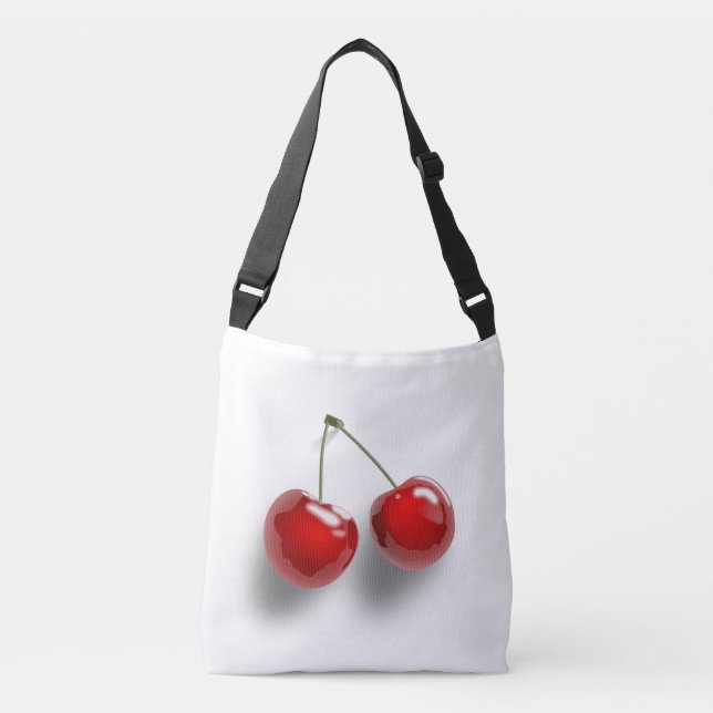 Sac Ajustable Cerises vitrées par dessert rouge (Devant)