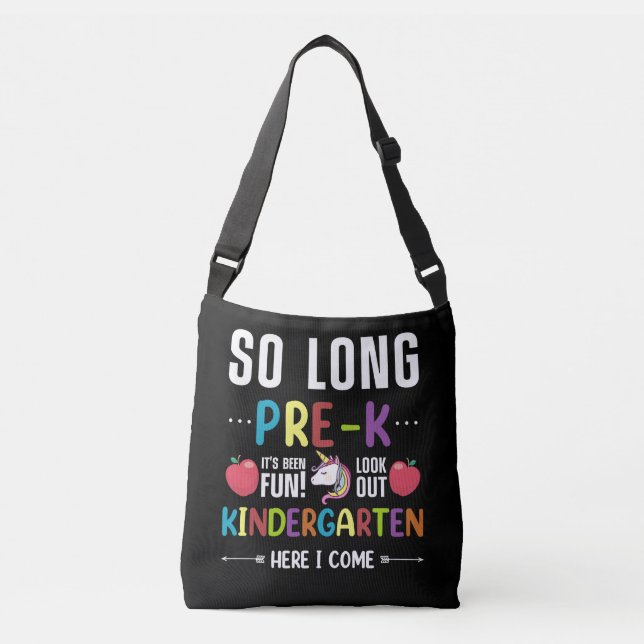 Sac Ajustable C'est fini la pré-maternelle, j'arrive en maternel (Devant)
