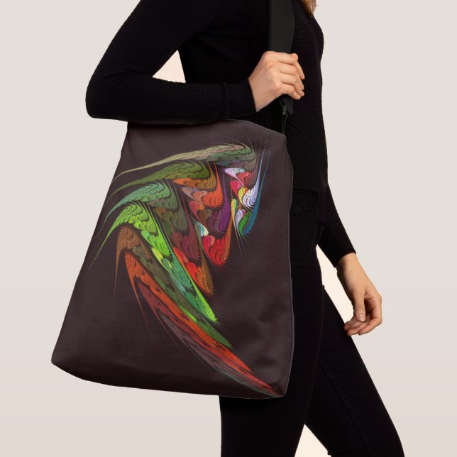Sac Ajustable Chameleon Corps Croix Art Abstrait (De près)