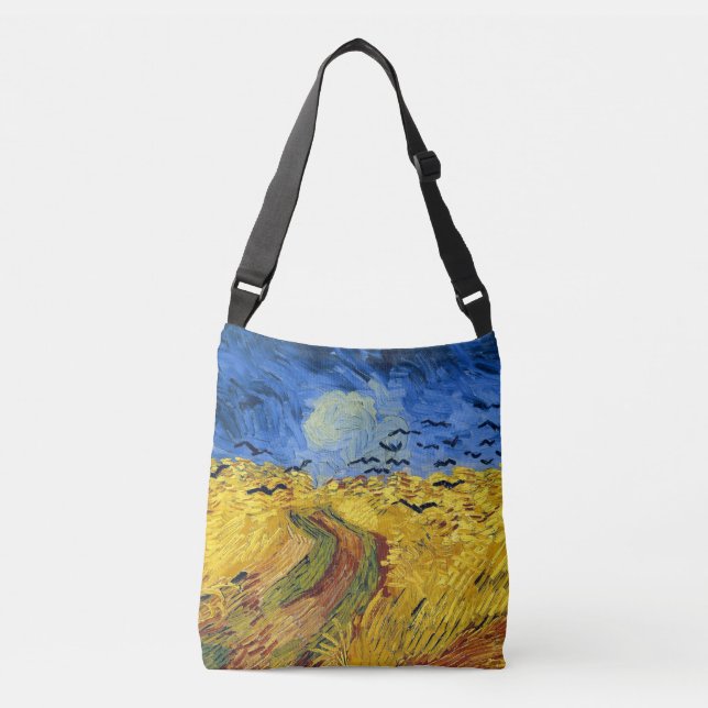 Sac Ajustable Champ de blé de Van Gogh peinture impressionniste (Devant)