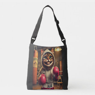 Sac Ajustable Champ de boxe ? - Chat avec gants de boxe