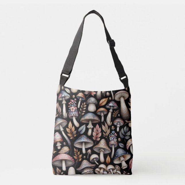 Sac Ajustable Champignons Mystiques  (Devant)