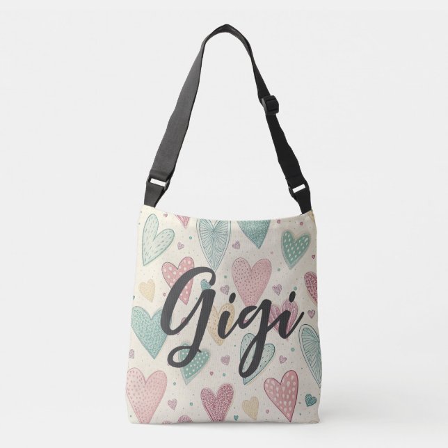 Sac Ajustable Charming Heart Doodle GiGi (Devant)