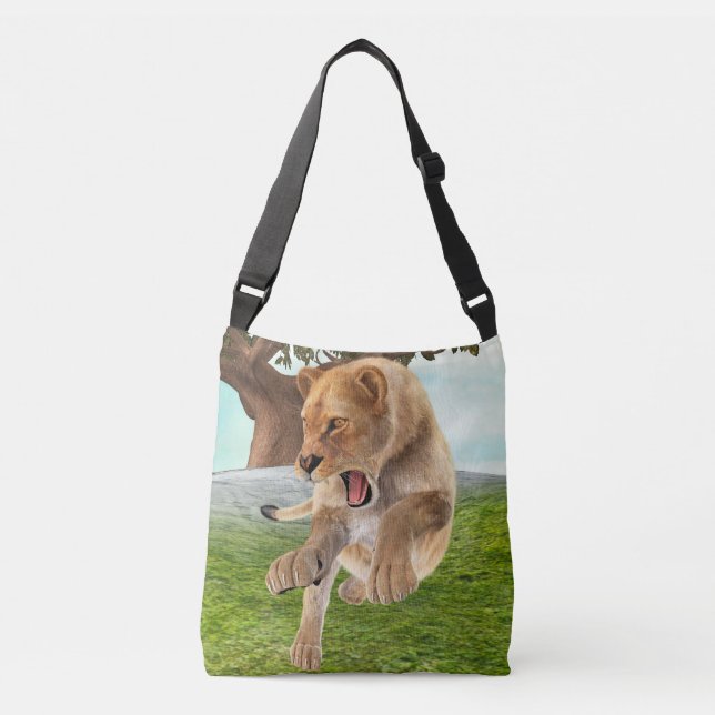 Sac Ajustable Chasse à la lionne (Devant)