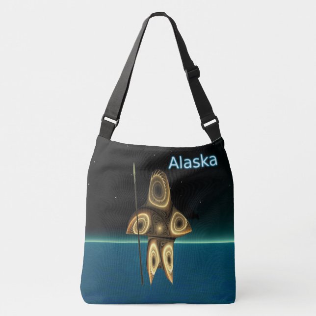 Sac Ajustable Chasseur inuit fractal - Alaska (Devant)