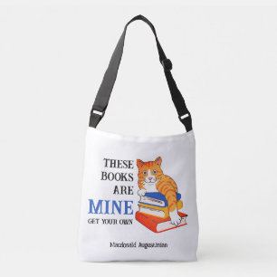 Sac Ajustable Chat amusant CES LIVRES SONT À MOI Lecture