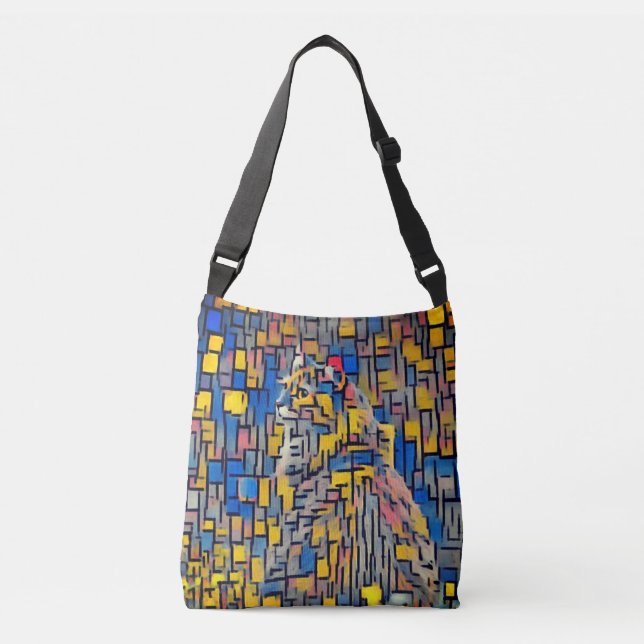 Sac Ajustable Chat, Animal, Feline (Devant)