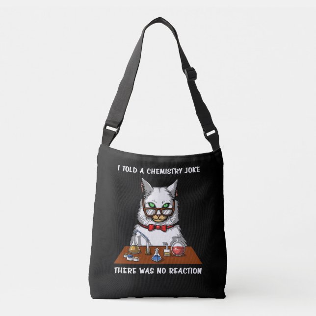 Sac Ajustable Chat Chimie Professeur Funny Pas de Réaction Plais (Devant)