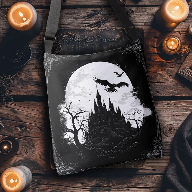 Sac Ajustable Château gothique et lune (Créateur téléchargé)