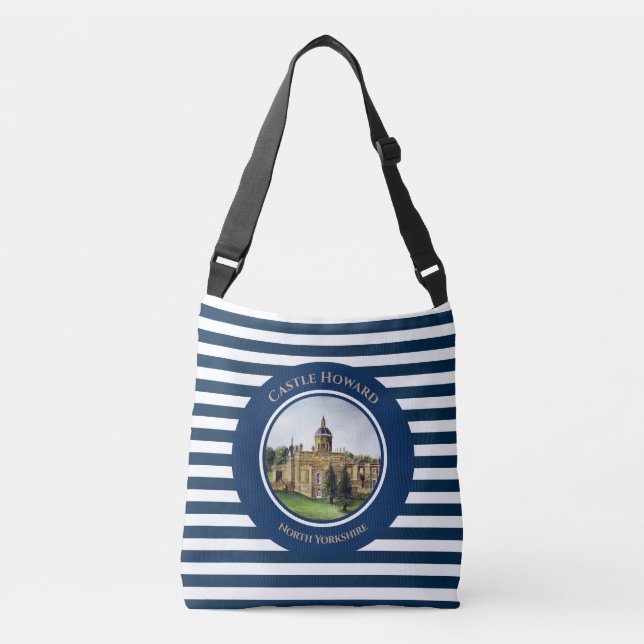 Sac Ajustable Château Howard North Yorkshire peinture aquarelle (Devant)