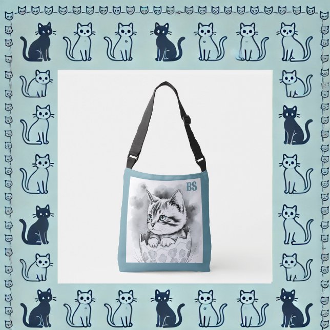 Sac Ajustable chaton de Pâques géant en coquille florale (Créateur téléchargé)