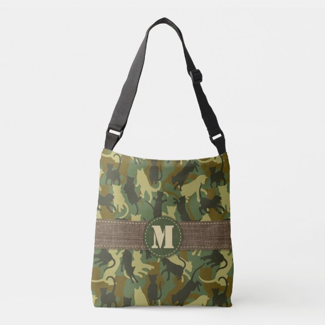 Sac Ajustable Chats Camouflage Woodland (Devant)