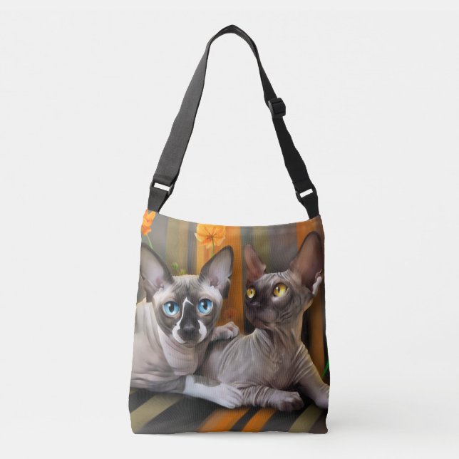 Sac Ajustable Chats de Sphynx (Devant)