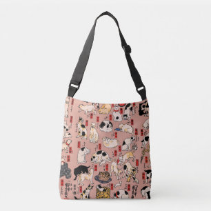 Sac Ajustable chats japonais Ukiyo-e Funny kitty