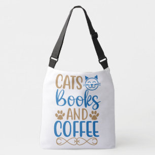 Sac Ajustable Chats, livres et Café Carrefour Fourre-tout